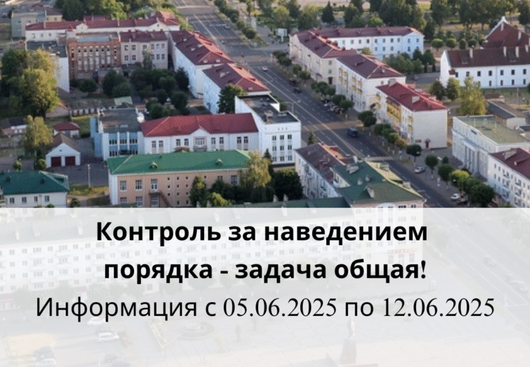 Контроль за наведением порядка — задача общая!
