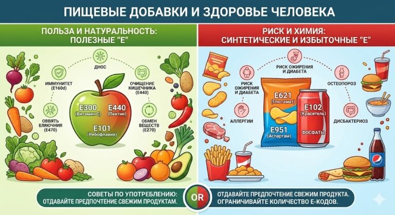 Пищевые добавки и здоровье человека