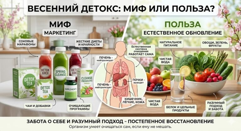 Весенний детокс: миф или польза для организма?