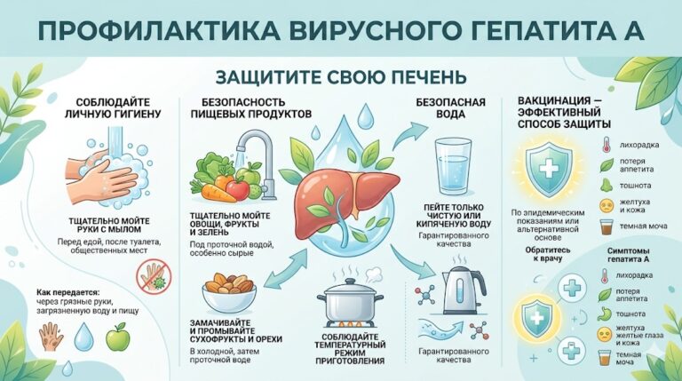 О профилактике вирусного гепатита А