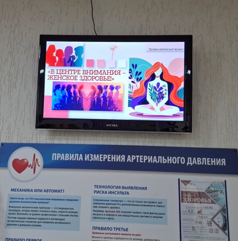 Начало реализации профилактического проекта «В центре внимания – женское здоровье!»